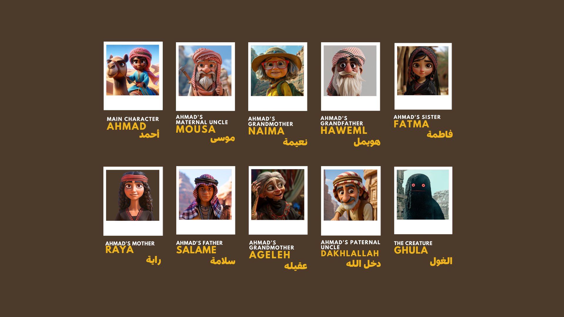 Discover Petra with Ahmad — presentation poster in situ