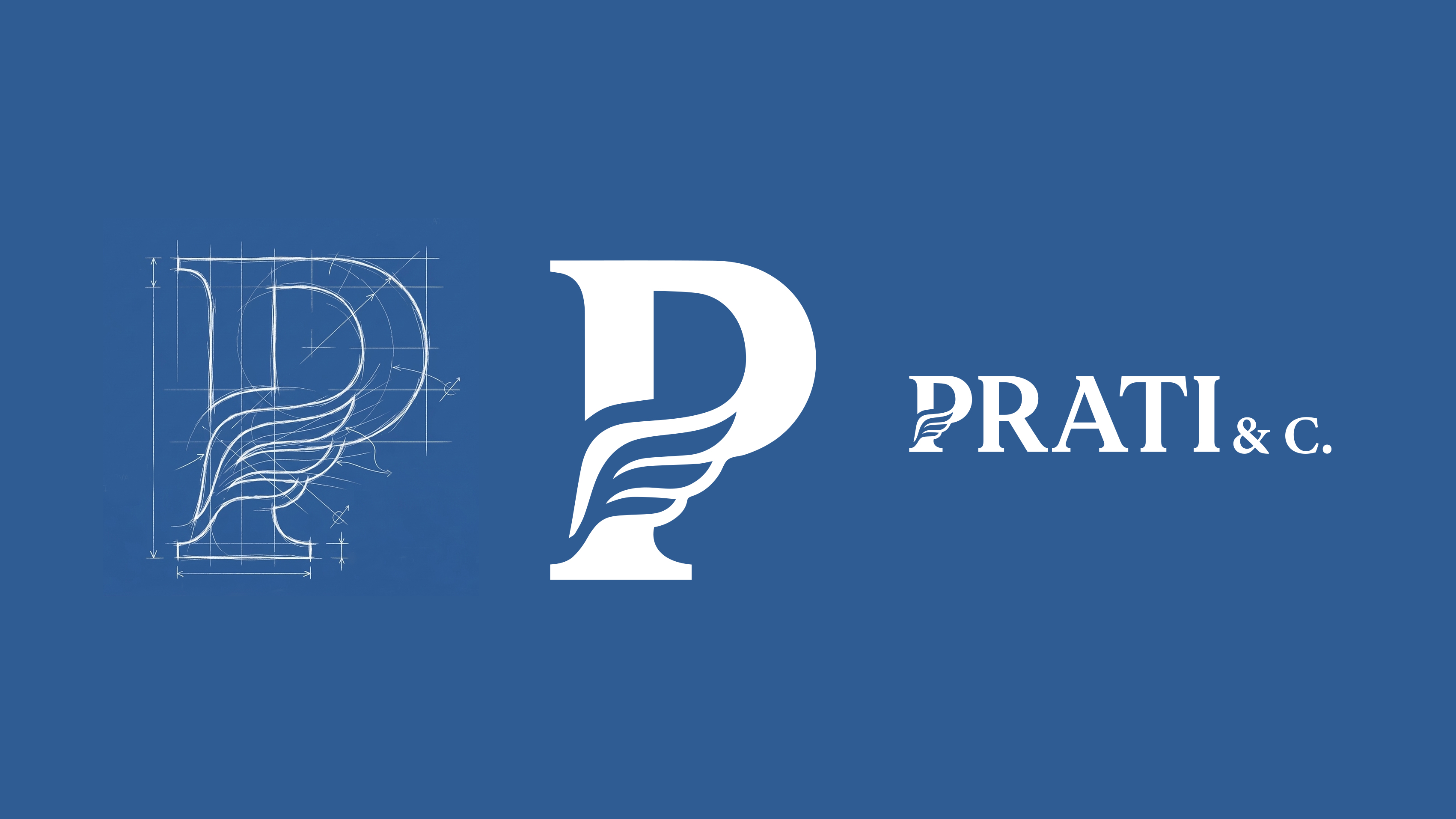 Prati — Logo construction and brand mark
