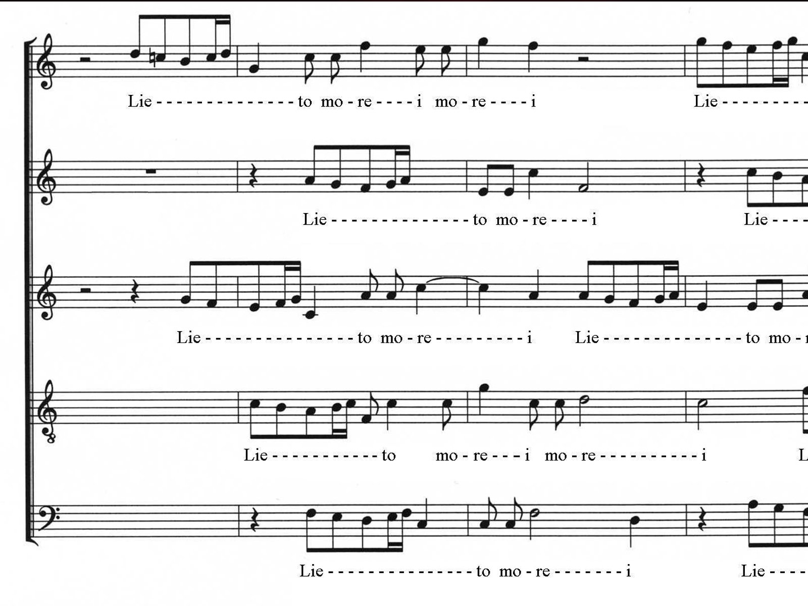 Historical and musicological research for Wonder Madrigale