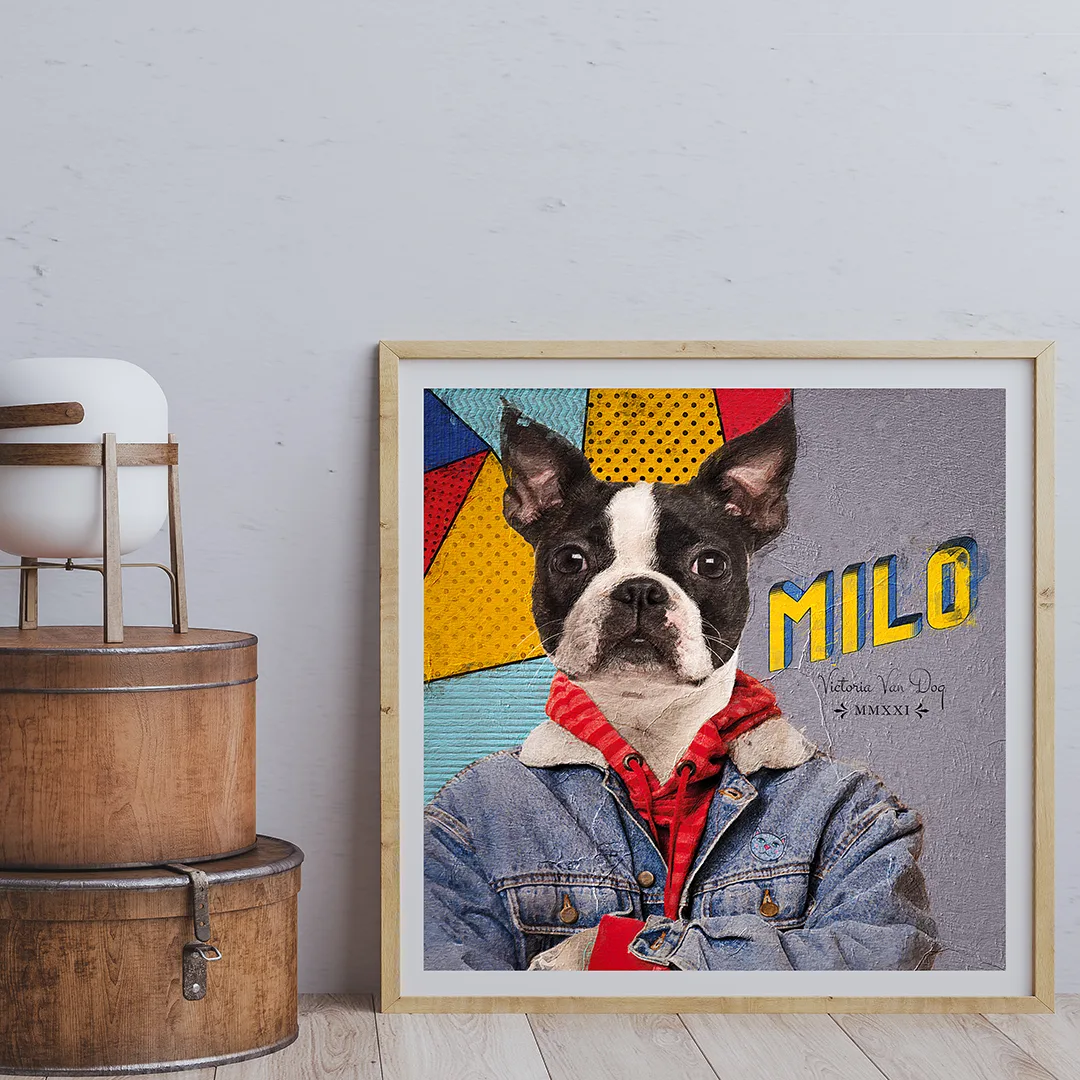 Victora Van Dog Custom Cat Portait