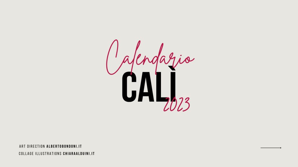 Linea Calì 2023 Annual Calendar collage design